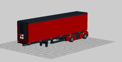 Набор LEGO Refrigerated Semi Trailer. Dual, Spread Axles