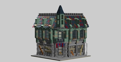 Набор LEGO MOC-15413 Заброшенный дом (модульный)