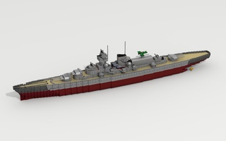 Набор LEGO MOC-15423 Gneisenau