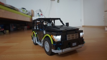 Набор LEGO MOC-15672 small city rc car aws ,awd