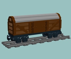 Набор LEGO MOC-15722 Covered wagon