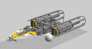 Набор LEGO MOC-15734 Minifig Scale Y-Wing