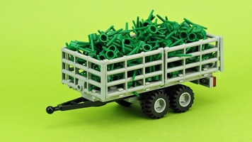Набор LEGO MOC-15742 Trailer for green tractor