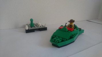 Набор LEGO 1354 Jurassic Boat