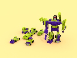 Набор LEGO Mini Lego Transformers: Devastator