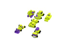 Набор LEGO Mini Lego Transformers: Devastator