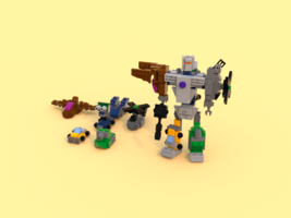 Набор LEGO Mini Lego Transformers: Bruticus