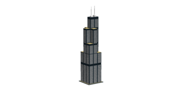 Набор LEGO MOC-15795 Уиллис-Тауэр