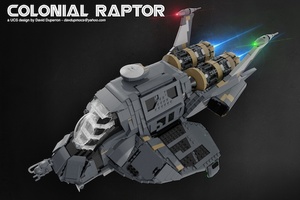 Набор LEGO MOC-15849 Battlestar Galactica UCS Colonial Raptor