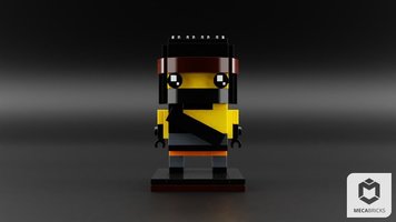 Набор LEGO MOC-15971 Ninjago Hunted Brickheadz Cole