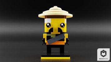 Набор LEGO MOC-15972 Ninjago Hunted Brickheadz Teen Wu