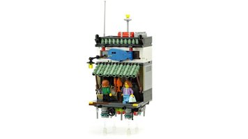 Набор LEGO MOC-16000 Воздушный город - магазин морепродуктов