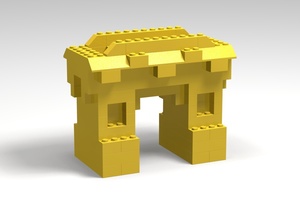Набор LEGO Простейшая триумфальная арка