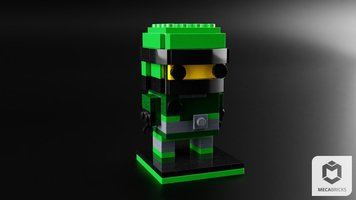 Набор LEGO MOC-16079 Ninjago Hunted Brickheadz Lloyd