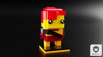 Набор LEGO MOC-16110 Ninjago Hunted Brickheadz Skylor