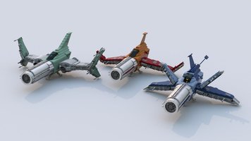 Набор LEGO MOC-16288 Modular Starfighter
