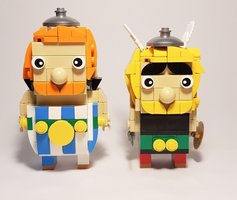 Набор LEGO MOC-16306 Астерикс и Обеликс (Брикхедз)