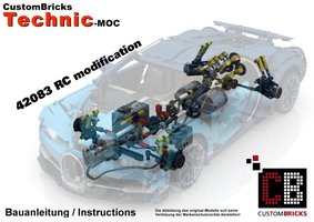 Набор LEGO MOC-16357 Custom RC BUGATTI modification