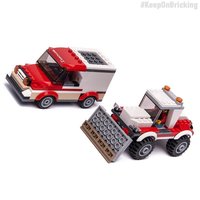 Набор LEGO 60182 Snow plow tractor and minivan
