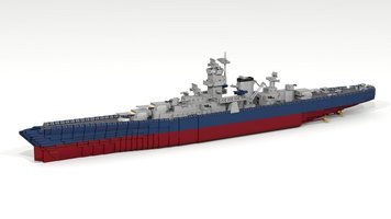 Набор LEGO MOC-16919 USS Alaska