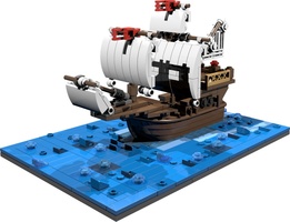 Набор LEGO MOC-16966 Santa Maria miniscale