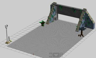 Набор LEGO MOC-17005 Diorama Yavin Temple