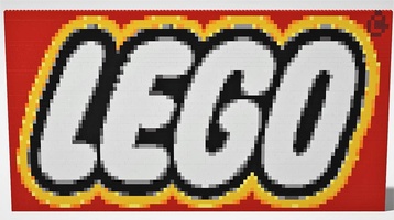 Набор LEGO MOC-17062 Логотип LEGO (пиксельная графика)