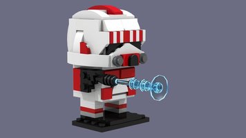Набор LEGO MOC-17292 Lego Brickheadz Shock Trooper
