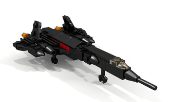 Набор LEGO MOC-17304 Miniplane - Lockheed SR-71 Blackbird.