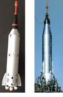 Набор LEGO MOC-17342 Mercury Atlas (Saturn V scale)