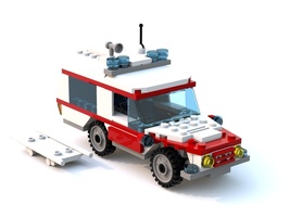 Набор LEGO MOC-17368 Небольшой автомобиль скорой помощи