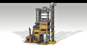 Набор LEGO MOC-17673 Concrete Mixing Plant