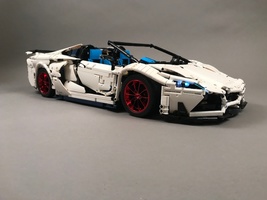 Набор LEGO MOC-17698 Lamborghini Aventador SVJ Roadster
