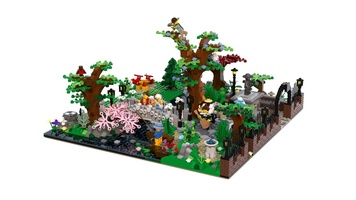 Набор LEGO MOC-17703 Городской парк