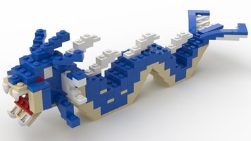 Набор LEGO MOC-17742 Gyarados - Pokemon