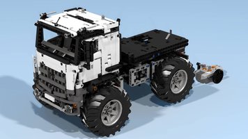 Набор LEGO MOC-17768 Mercedes Arocs trial truck