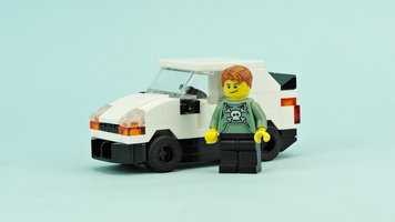 Набор LEGO Small white sport car