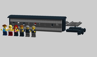 Набор LEGO MOC-17840 Stefan04 - Train wagon MOC