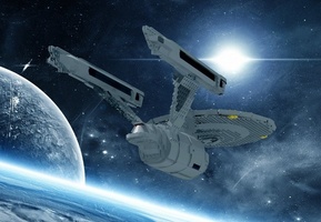Набор LEGO MOC-18132 UCS Federation Starship
