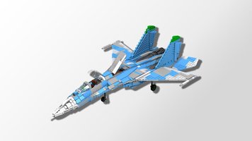 Набор LEGO Sukhoi SU-35 Flanker | Minifig Scale