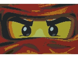 Набор LEGO MOC-18177 KAI PIXELART LOGO