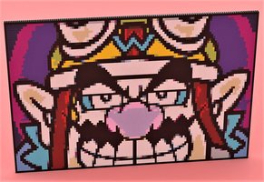 Набор LEGO MOC-18185 WARIO Pixelart (Super Mario Bros)