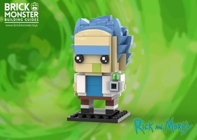 Набор LEGO MOC-18188 Brickheadz - Rick Sanchez