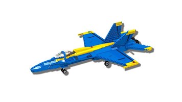 Набор LEGO MOC-18336 BLUE ANGELS F/A-18C