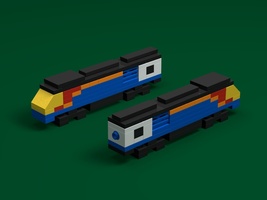 Набор LEGO MOC-18626 EMT HST power cars (Micro)