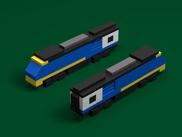 Набор LEGO MOC-18627 BR Blue HST Power Cars (Micro)