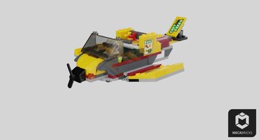 Набор LEGO MOC-18704 Floyd&#39;s Pizza Plane