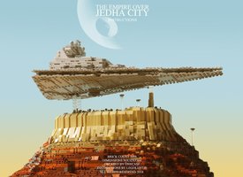Набор LEGO MOC-18916 The Empire over Jedha City