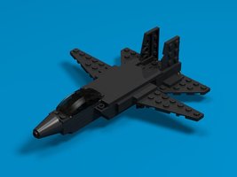 Набор LEGO MOC-19020 Fighter Plane 6d (Micro) F-14