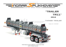 Набор LEGO MOC-19117 Trailer Tr11 (Dark Bluish Gray)